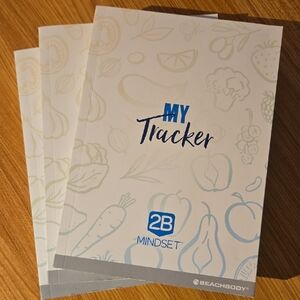 Beachbody 2B Mindset Tracker with Blue and Gray Design